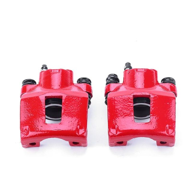 Ford Crown Victoria Brake Calipers - Rear - PowerStop - Powder Coated - Red - `96-`02
