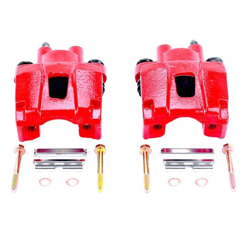 Ford Explorer Brake Calipers - Rear - PowerStop - Powder Coated - Red - `02-`10 Ford Explorer Brake Calipers - Rear - PowerStop - Powder Coated - Red - `02-`10