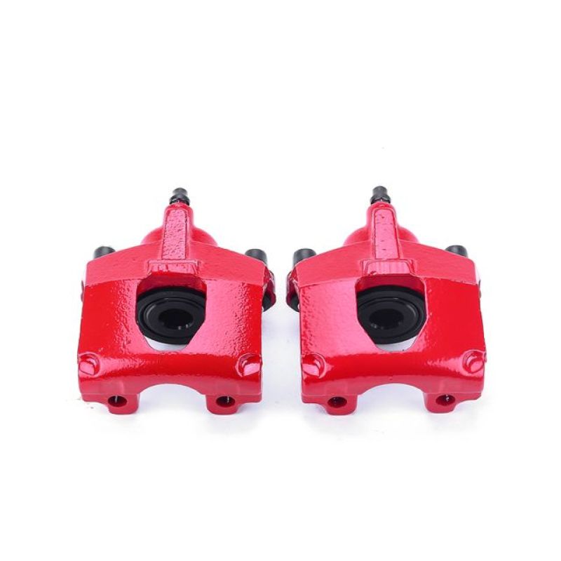 Chrysler Town & Country Brake Calipers - Rear - PowerStop - Powder Coated - Red - `00-`07