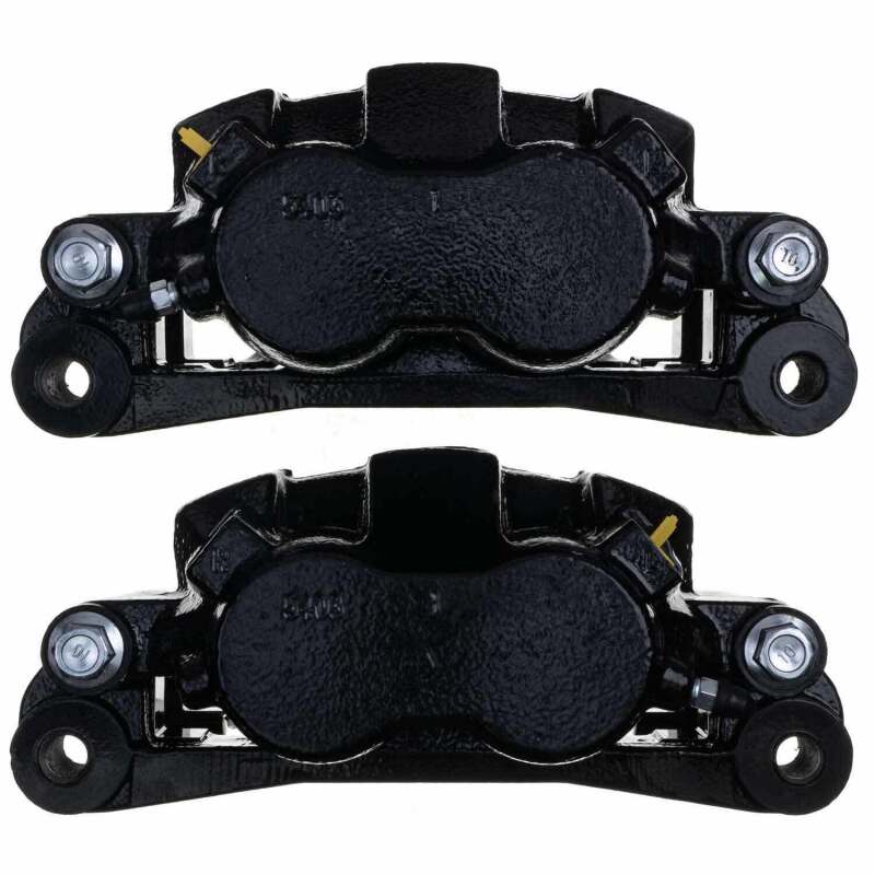 Ford Excursion Brake Calipers - Front - PowerStop - Powder Coated - Black - `00-`05