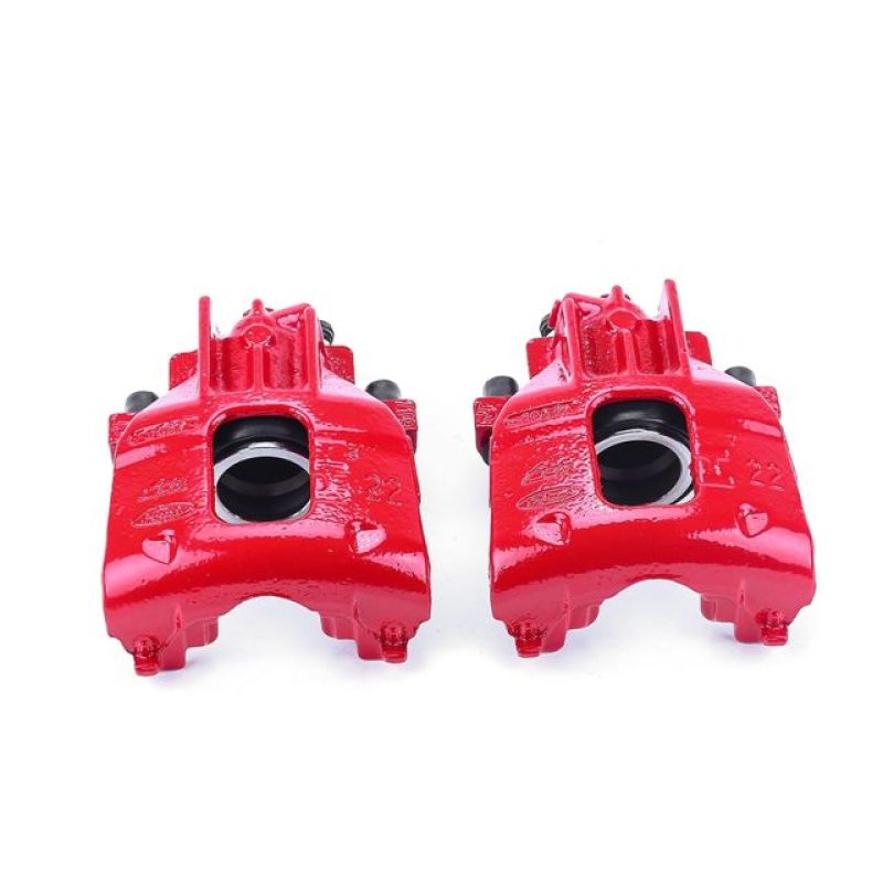 Ford Focus Brake Calipers - Front - PowerStop - Powder Coated - Red - `00-`04 Ford Focus Brake Calipers - Front - PowerStop - Powder Coated - Red - `00-`04