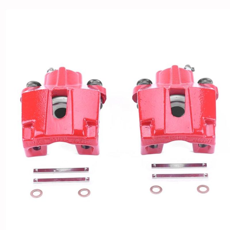 Ford Crown Victoria Brake Calipers - Rear - PowerStop - Powder Coated - Red - `03-`11