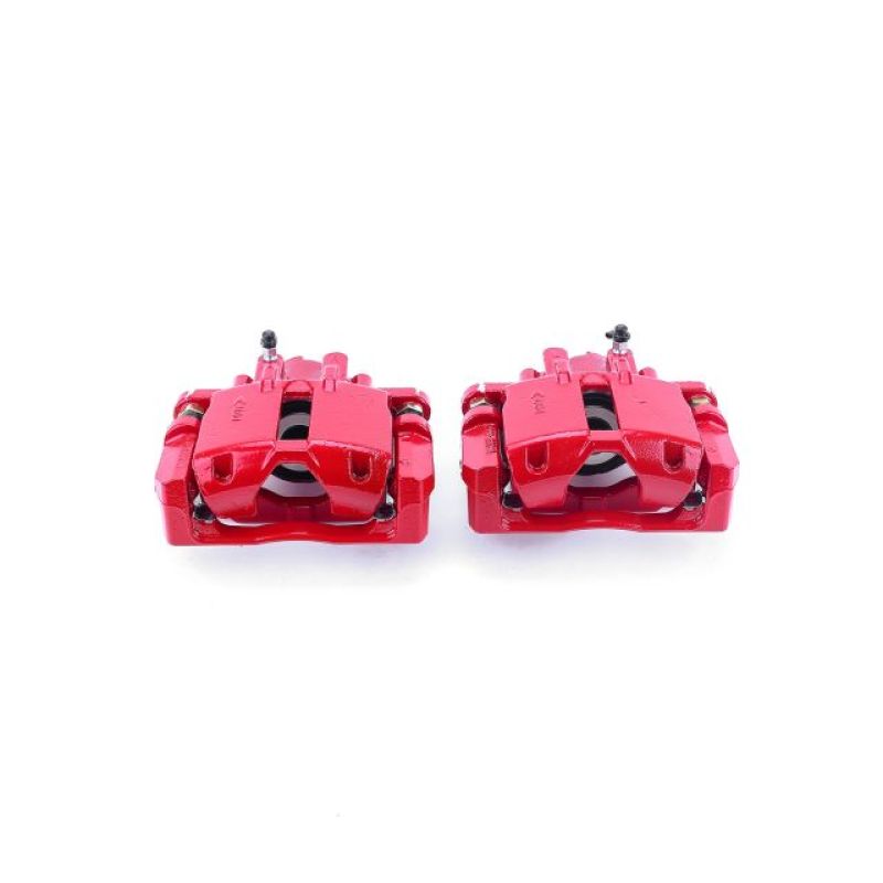 Cadillac CTS Brake Calipers - Rear - PowerStop - Powder Coated - Red - `03-`07