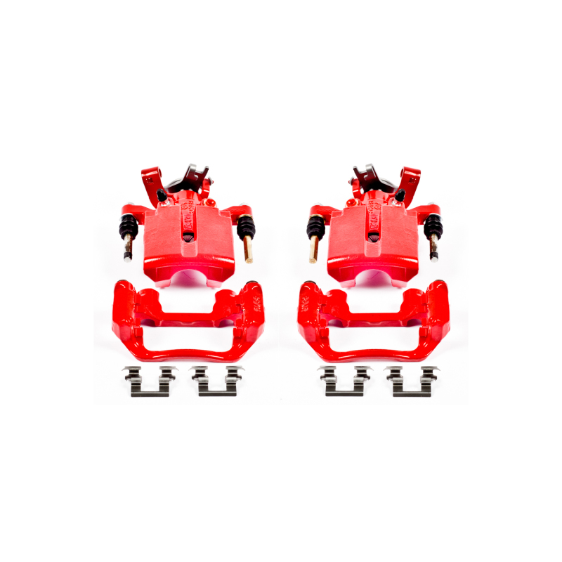 Chevrolet Cobalt Brake Calipers - Rear - PowerStop - High-Temp Powder Coated - Red - `05-`08