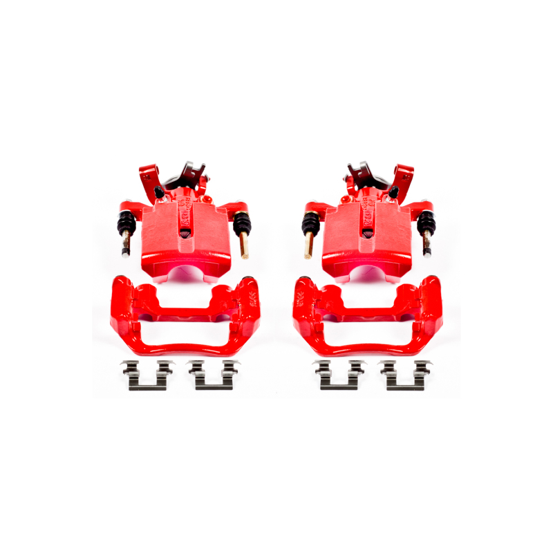 Chevrolet Cobalt Brake Calipers - Rear - PowerStop - High-Temp Powder Coated - Red - `05-`08