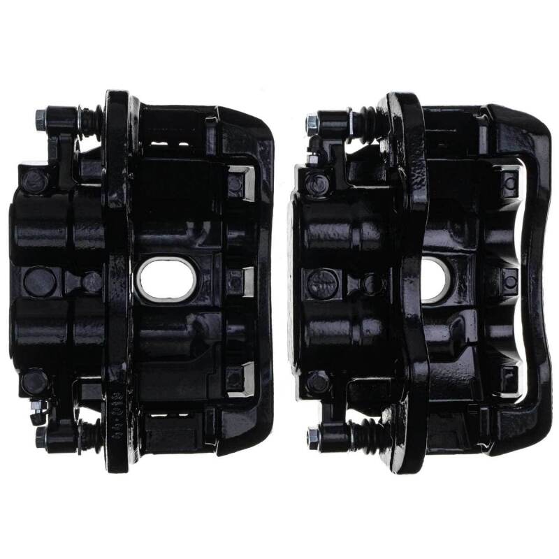 Cadillac Escalade Brake Calipers - Rear - PowerStop - Powder Coated - Black - `03-`06