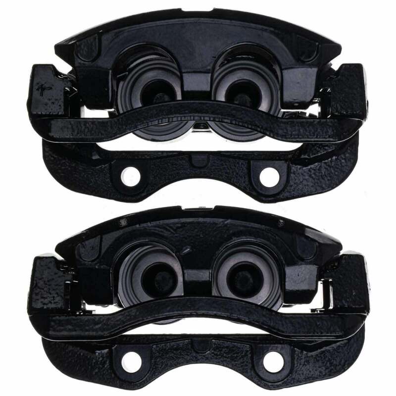Cadillac Escalade Brake Calipers - Rear - PowerStop - Powder Coated - Black - `03-`06