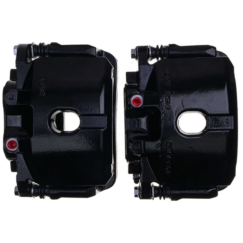 Cadillac Escalade Brake Calipers - Rear - PowerStop - Powder Coated - Black - `03-`06