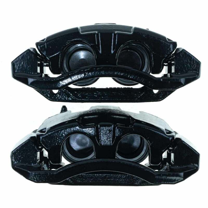 Dodge Dakota Brake Caliper (2) - Front - PowerStop - Black Powder Coated - Black - `05-`08 Dodge Dakota Brake Caliper (2) - Front - PowerStop - Black Powder Coated - Black - `05-`08