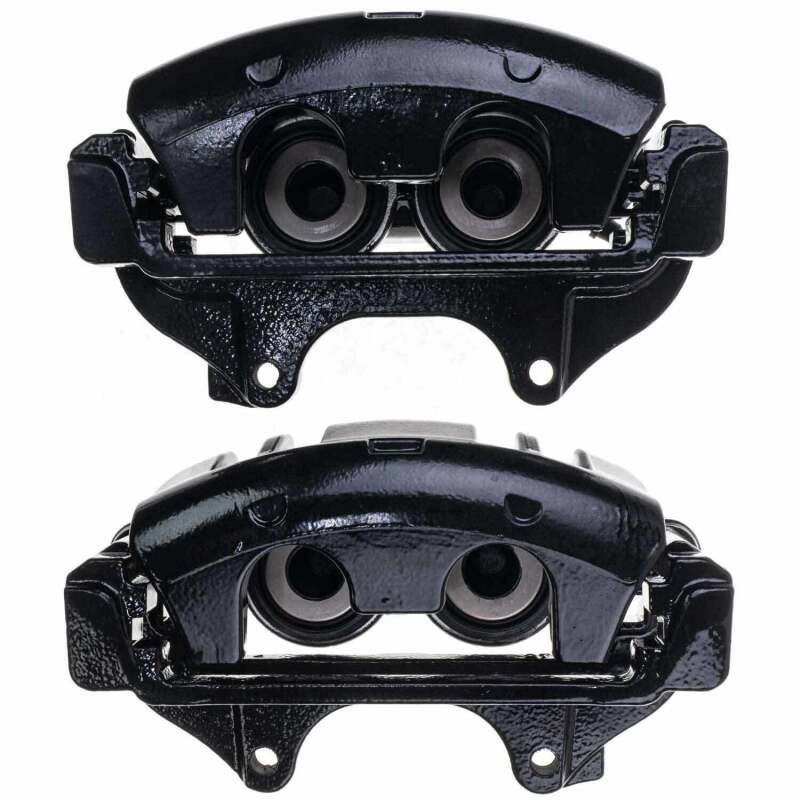 Chrysler 300 Brake Calipers - Front - PowerStop - Black Powder Coated Caliper - Black - 2012