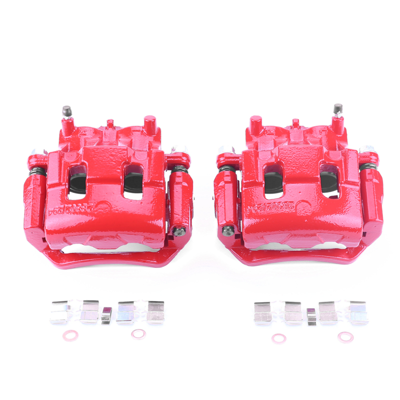 Ford Edge Brake Calipers - Front - PowerStop - Powder Coated - Red - `07-`10