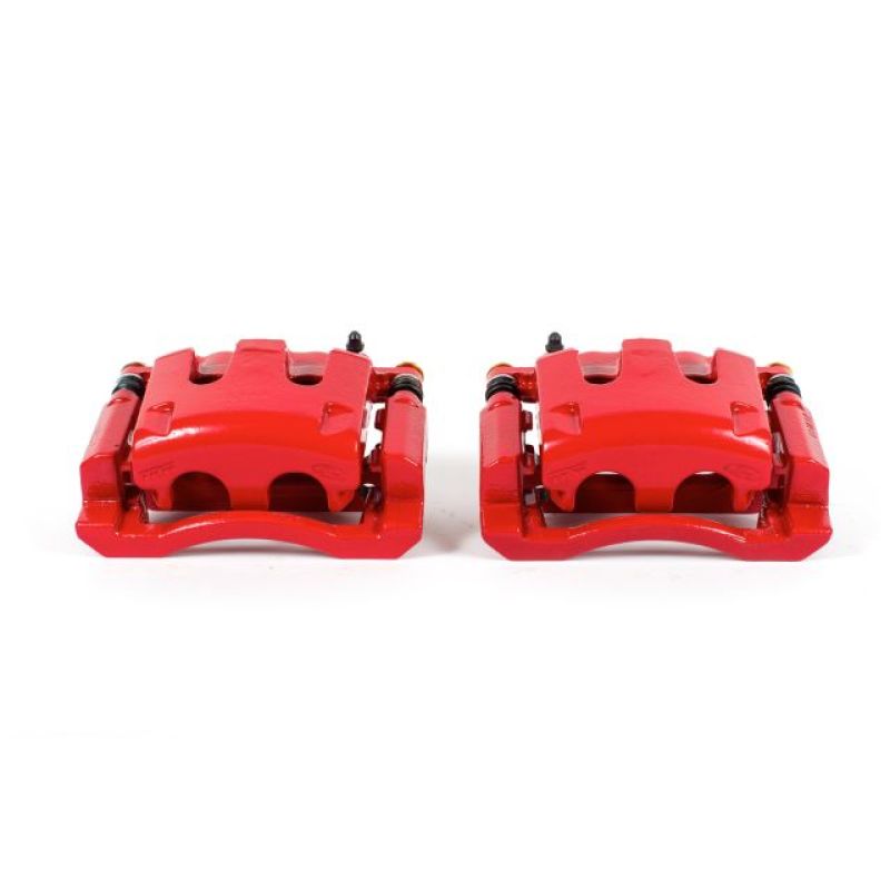 Ford F-350 Super Duty Brake Calipers - Perf - Rear - PowerStop - Powder Coated - Red - `05-`12 Ford F-350 Super Duty Brake Calipers - Perf - Rear - PowerStop - Powder Coated - Red - `05-`12