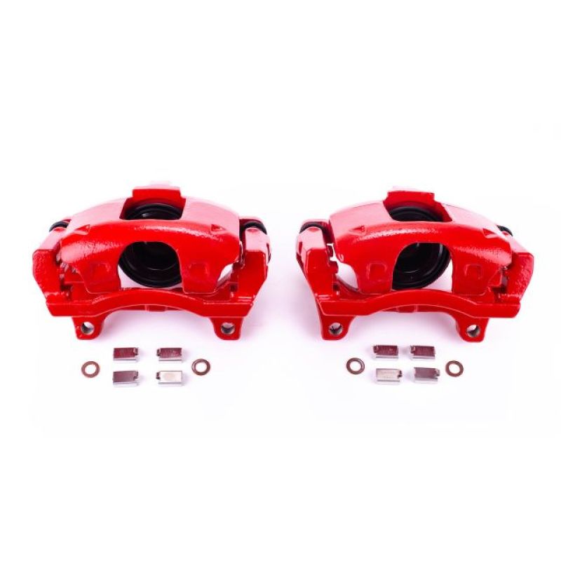 Dodge Journey Brake Calipers - Front - PowerStop - High-Temp Powder Coated - Red - `09-`12 Dodge Journey Brake Calipers - Front - PowerStop - High-Temp Powder Coated - Red - `09-`12