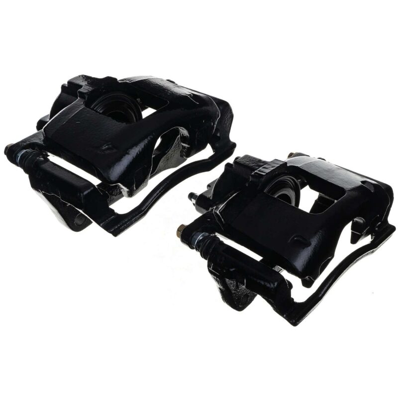 Chrysler Town & Country Brake Calipers - Front - PowerStop - Powder Coated - Black - `08-`16