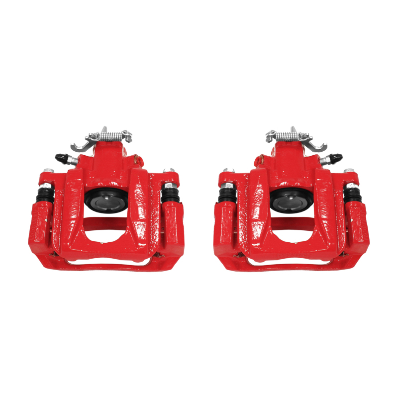 Chrysler Town & Country Brake Calipers - Rear - PowerStop - Powder Coated - Red - `08-`16