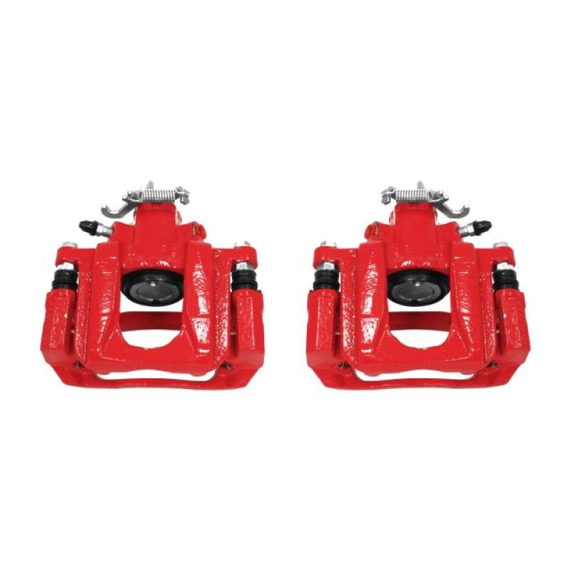 Chrysler Town & Country Brake Calipers - Rear - PowerStop - Powder Coated - Red - `08-`16
