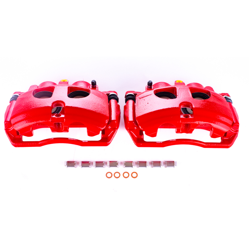 Dodge Ram 3500 Brake Calipers - Rear - PowerStop - Red - `09-`10