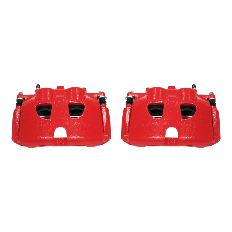 Ford Expedition Brake Calipers - Front - PowerStop - Powder Coated - Red - `10-`17