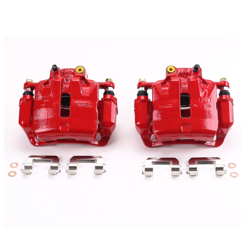 Buick LaCrosse Brake Caliper Set - Front - PowerStop - Powder Coated - Red - `12-`16