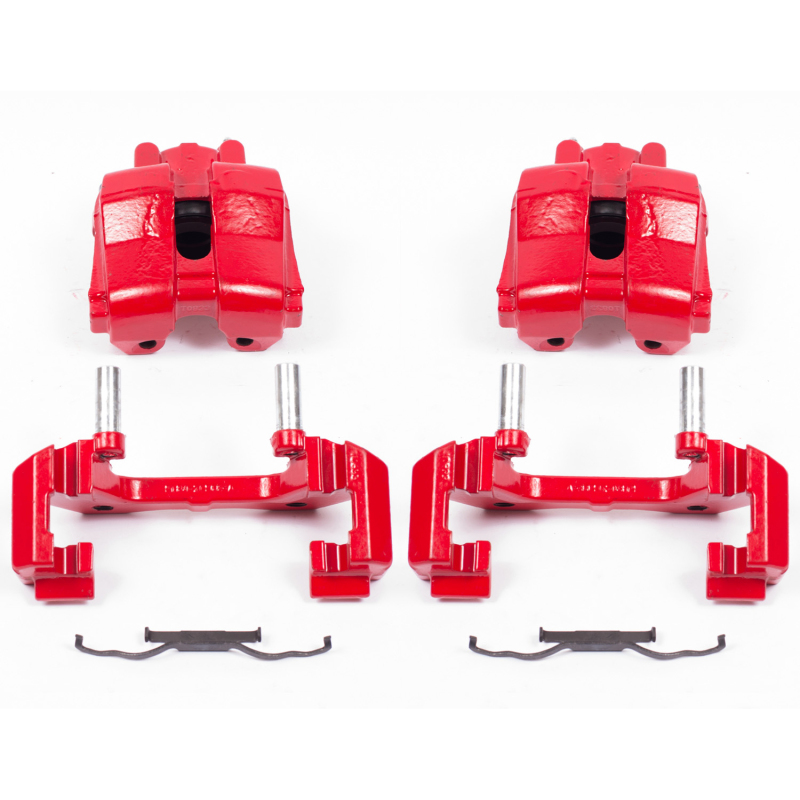 Ford Escape Brake Calipers - Front - PowerStop - Powder Coated - Red - `09-`12