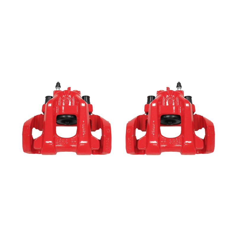Dodge Durango Brake Calipers - Rear - PowerStop - Powder Coated - Red - `11-`17