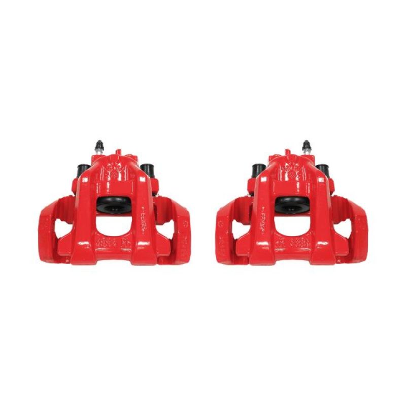 Dodge Durango Brake Calipers - Rear - PowerStop - Powder Coated - Red - `11-`17