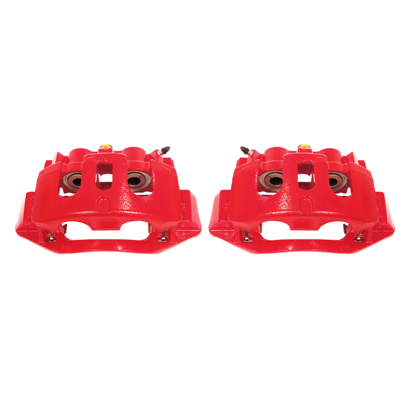 Chevrolet Silverado 2500 HD Brake Calipers - Rear - PowerStop - Powder Coated - Red - `11-`19