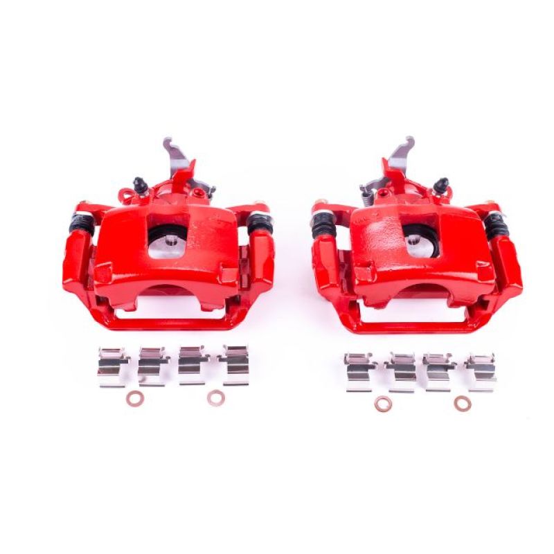 Dodge Journey Brake Calipers - Rear - PowerStop - Powder Coated - Red - `12-`18