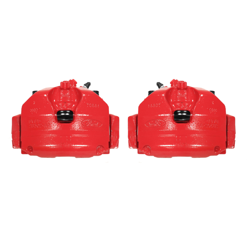 Ford Escape Brake Calipers (2) - Front - PowerStop - High-Temp Red Powder Coated - Red - `13-`17
