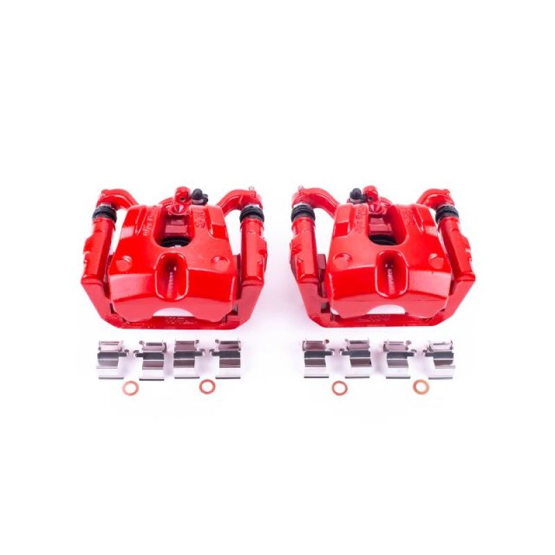 Chrysler 200 Brake Calipers - Rear - PowerStop - Floating Electronic Parking Brake Caliper - Red - `15-`17 Chrysler 200 Brake Calipers - Rear - PowerStop - Floating Electronic Parking Brake Caliper - Red - `15-`17