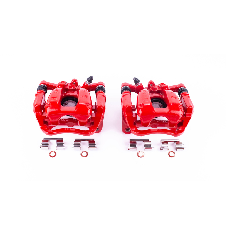 Buick LaCrosse Brake Calipers - Rear - PowerStop - Powder Coated - Red - 2017