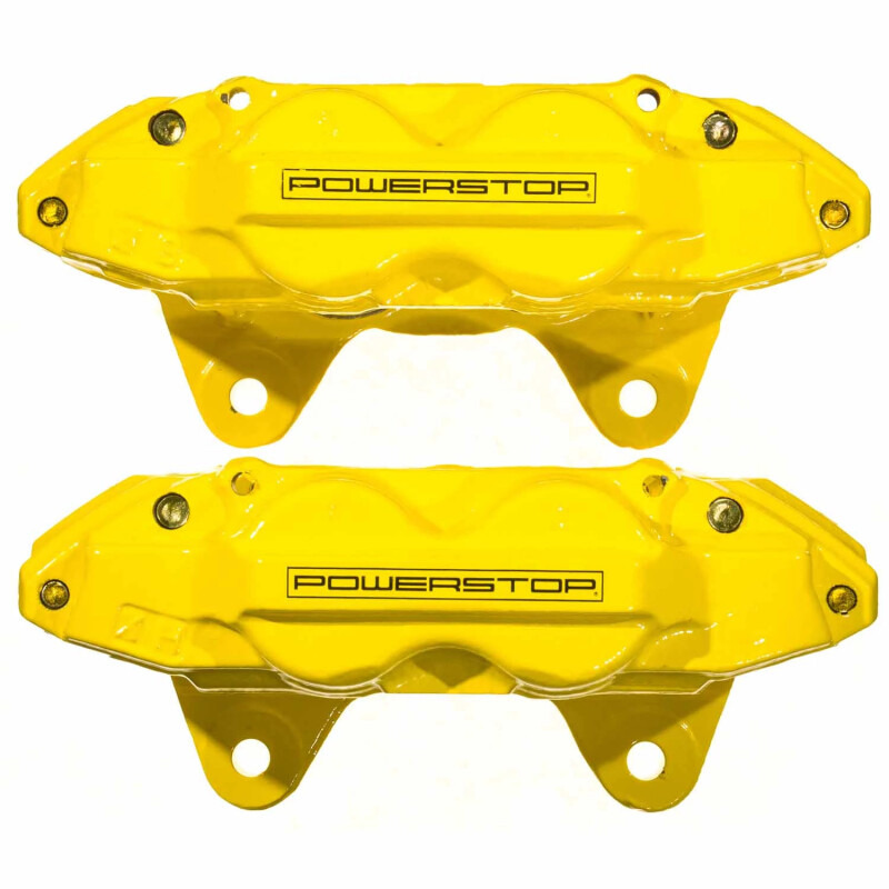 Toyota 4Runner Brake Calipers (Pair) - Front - PowerStop - High-Temp Yellow Powder Coated - Yellow - `10-`15 Toyota 4Runner Brake Calipers (Pair) - Front - PowerStop - High-Temp Yellow Powder Coated - Yellow - `10-`15