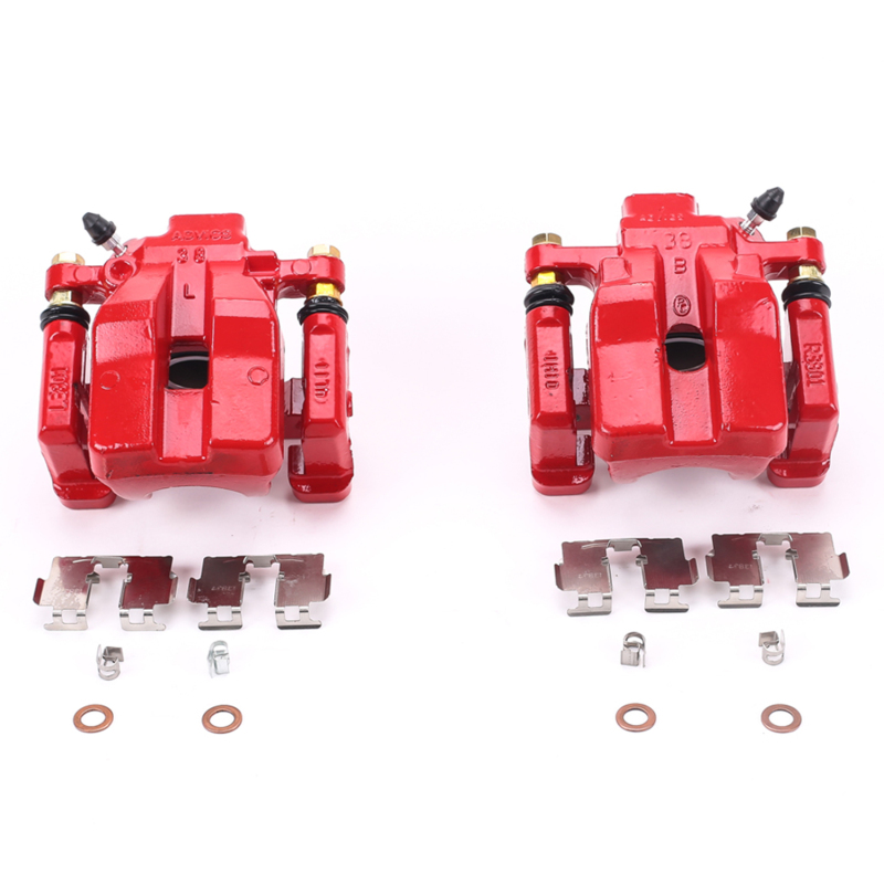 Lexus ES300h Brake Calipers - Rear - PowerStop - High-Temp Powder Coated - Red - `13-`18
