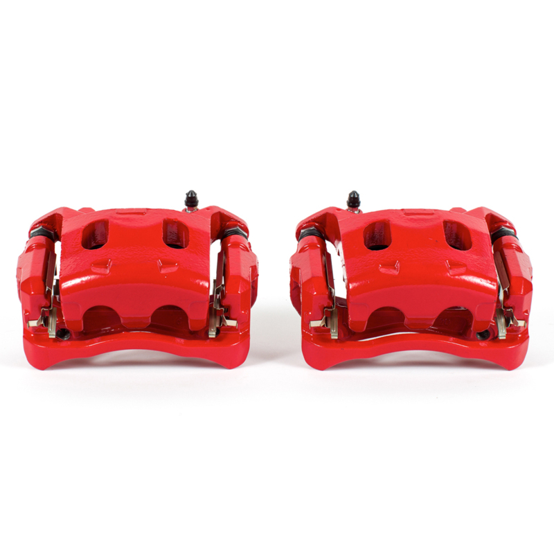 Infiniti JX35 Brake Calipers - Front - PowerStop - Powder Coated - Red - 2013