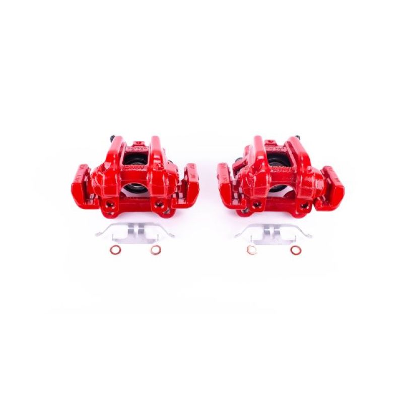 BMW 320i Brake Calipers - Rear - PowerStop - Red - `13-`18 BMW 320i Brake Calipers - Rear - PowerStop - Red - `13-`18