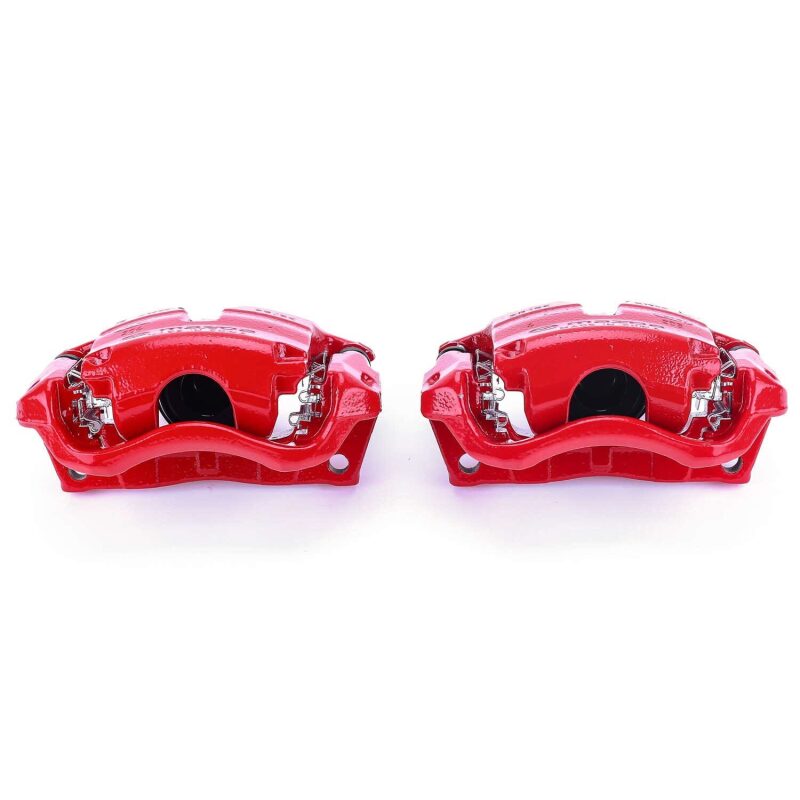 Mazda 3 Brake Calipers - Front - PowerStop - High-Temp Powder Coated - Red - `14-`18