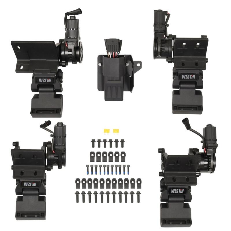 Toyota Highlander Brake Kit - Front + Rear - PowerStop - Semi-Coated Rotors - `01-`03