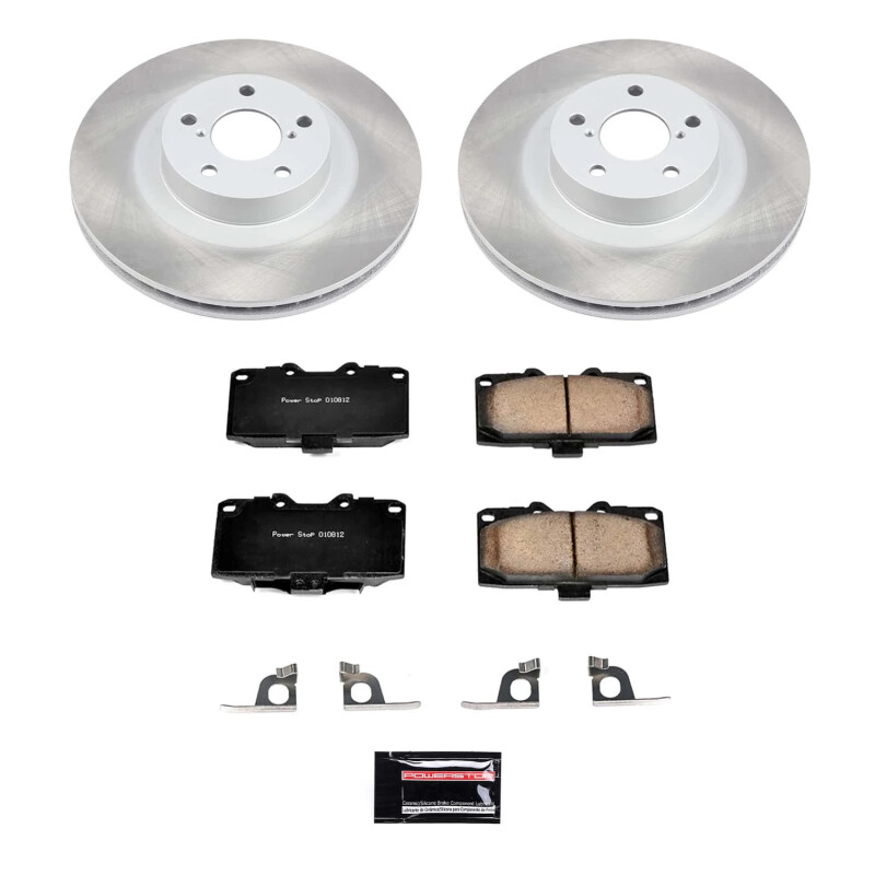 Subaru Impreza Brake Kit - Front - PowerStop - Semi-Coated Rotors - `06-`07 Subaru Impreza Brake Kit - Front - PowerStop - Semi-Coated Rotors - `06-`07