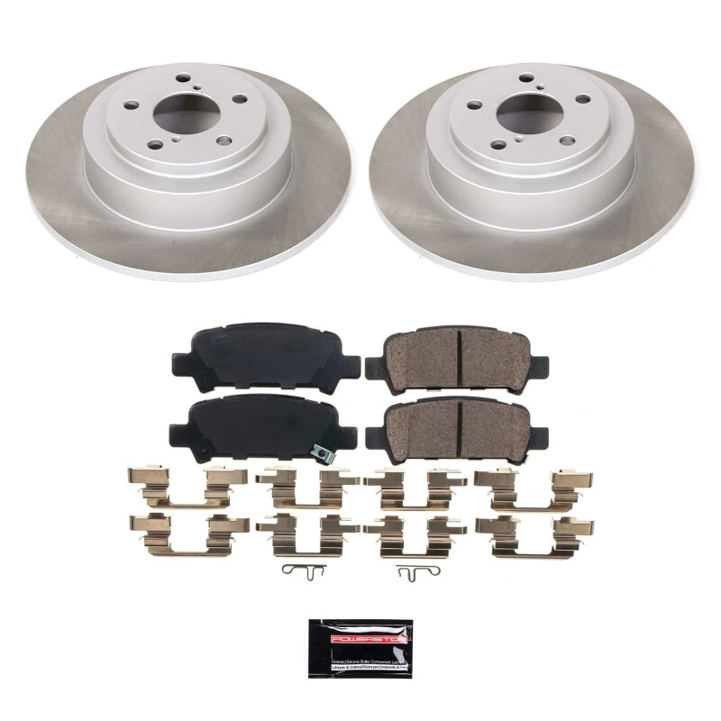 Subaru Outback Brake Kit - Rear - PowerStop - Semi-Coated Rotors - `00-`04 Subaru Outback Brake Kit - Rear - PowerStop - Semi-Coated Rotors - `00-`04