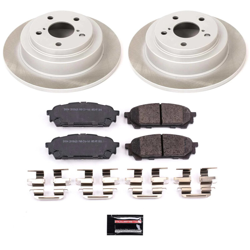 Subaru Impreza Brake Kit - Rear - PowerStop - Semi-Coated Rotors - `03-`07 Subaru Impreza Brake Kit - Rear - PowerStop - Semi-Coated Rotors - `03-`07
