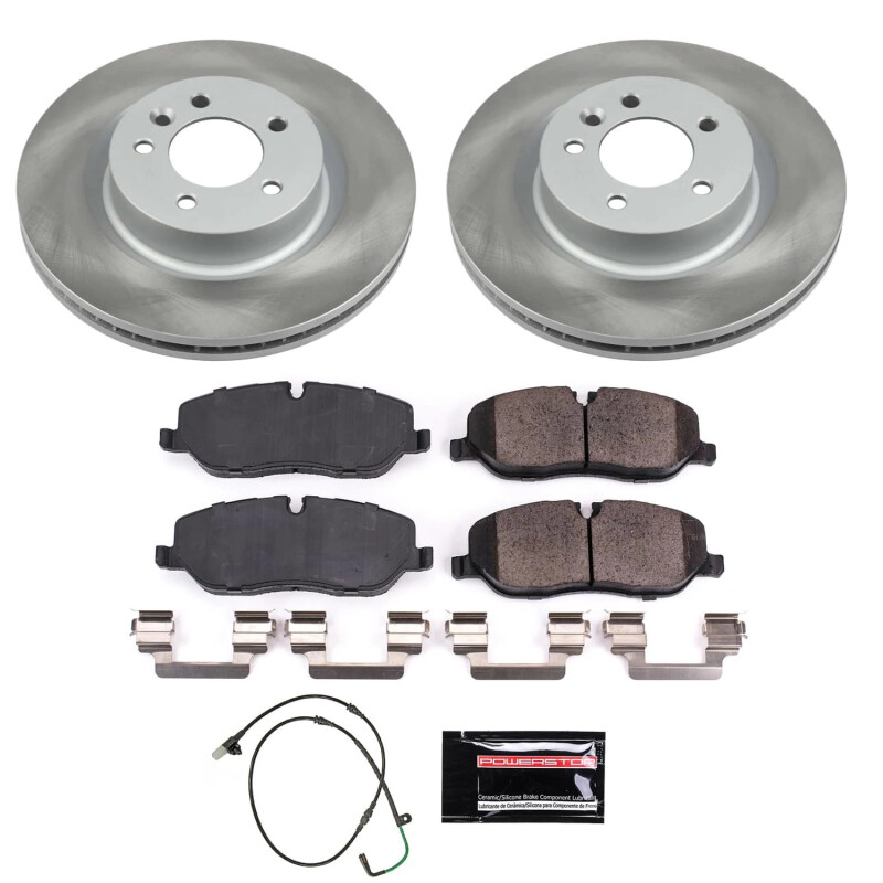 Land Rover LR3 Brake Rotors (2) - Front - PowerStop - Semi-Coated, Blank - `05-`09 Land Rover LR3 Brake Rotors (2) - Front - PowerStop - Semi-Coated, Blank - `05-`09