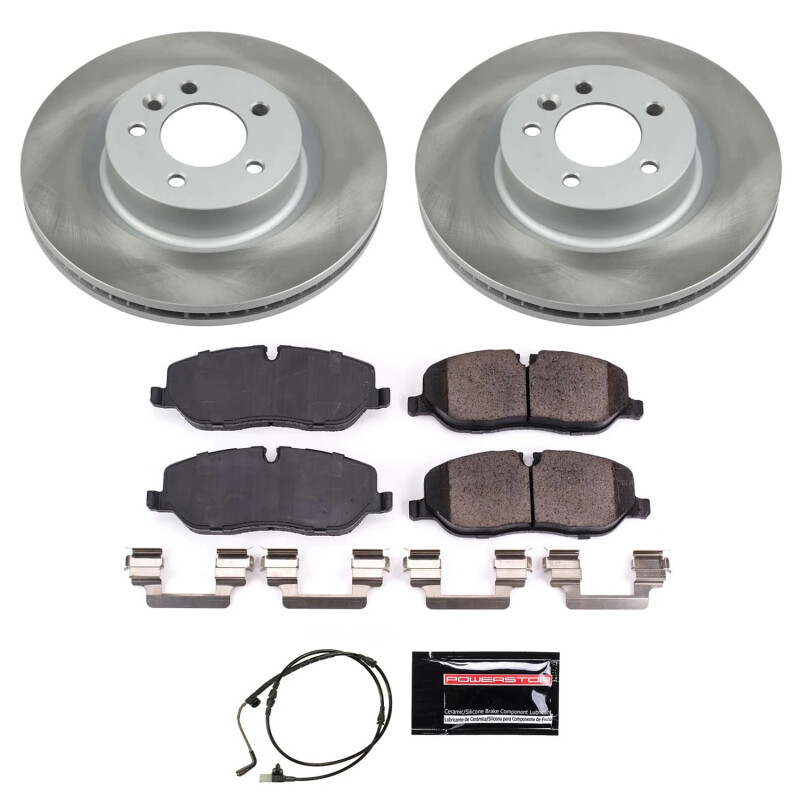 Land Rover Range Rover Sport Brake Rotors (2) - Front - PowerStop - Semi-Coated Blank - `06-`09 Land Rover Range Rover Sport Brake Rotors (2) - Front - PowerStop - Semi-Coated Blank - `06-`09