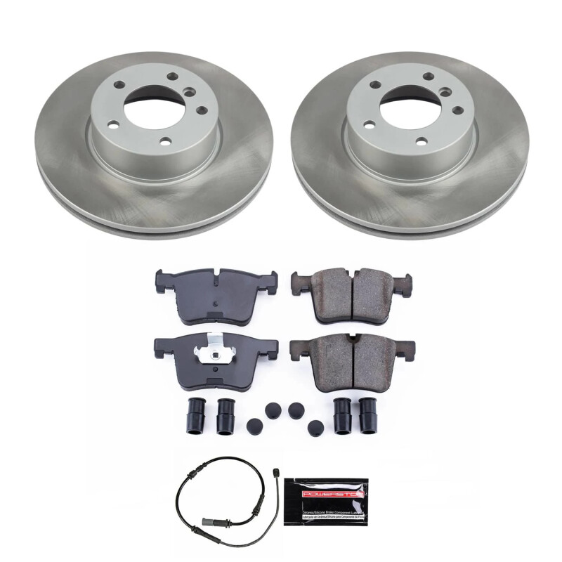 BMW 430i xDrive Gran Coupe Brake Kit - Front - PowerStop - Semi-Coated Rotors + Z17 Evolution Plus Ceramic Pads - `17-`20 BMW 430i xDrive Gran Coupe Brake Kit - Front - PowerStop - Semi-Coated Rotors + Z17 Evolution Plus Ceramic Pads - `17-`20