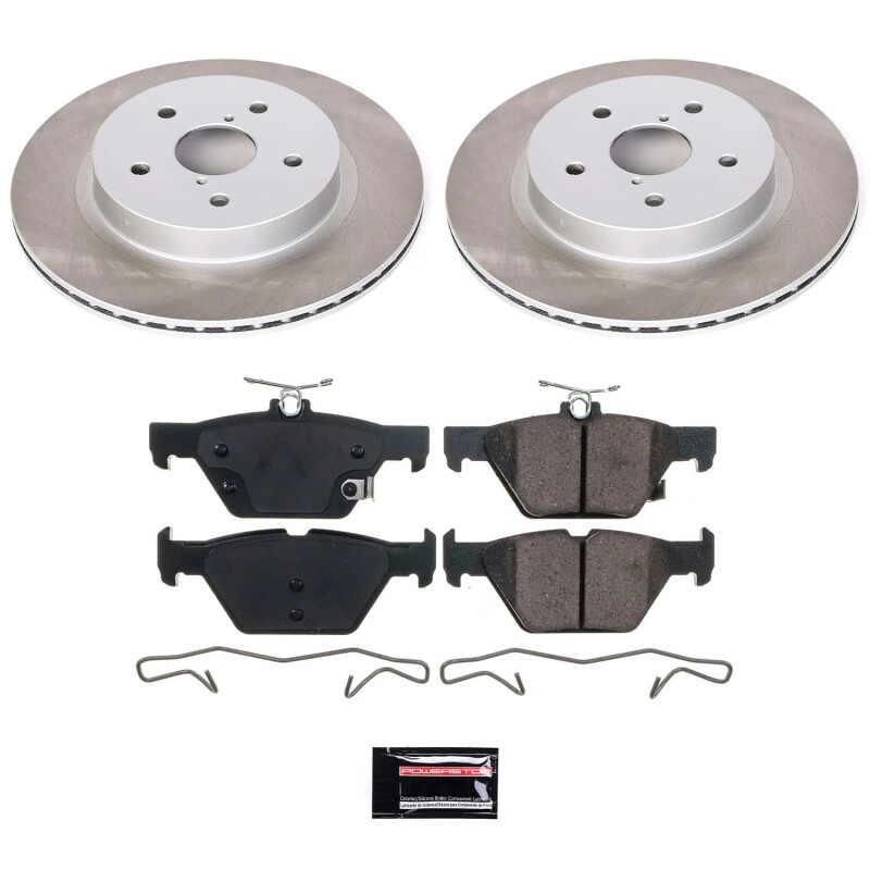 Subaru WRX Brake Kit - Rear - PowerStop - Semi-Coated Rotors - `16-`20 Subaru WRX Brake Kit - Rear - PowerStop - Semi-Coated Rotors - `16-`20