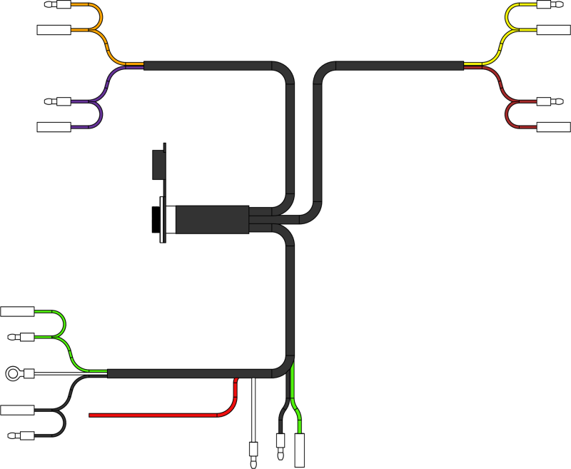 Toyota Prius Brake Kit - Front + Rear - PowerStop - Semi-Coated Rotors - `19-`22