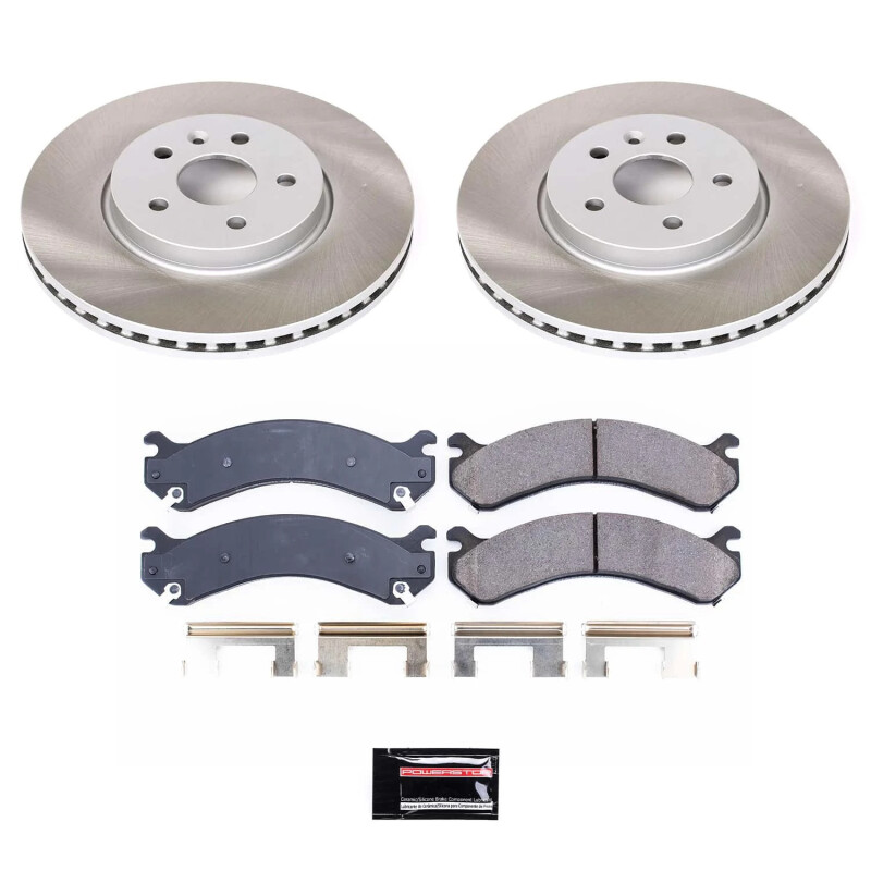 Chevrolet Trax Brake Kit - Front - PowerStop - Semi-Coated Rotors + Z17 Evolution Plus Ceramic Pads - `18-`22