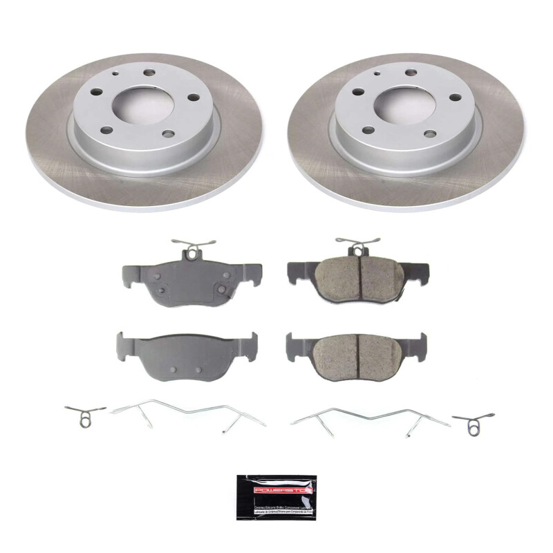 Mazda CX-30 Brake Kit - Rear - PowerStop - Semi-Coated Rotors + Z17 Evolution Plus Ceramic Pads - `20-`22