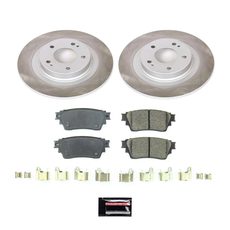 Mitsubishi Outlander Brake Kit - Rear - PowerStop - Semi-Coated Rotors - `18-`20 Mitsubishi Outlander Brake Kit - Rear - PowerStop - Semi-Coated Rotors - `18-`20
