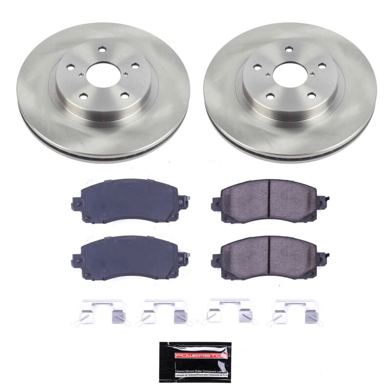 Subaru Forester Brake Rotor (2) - Front - PowerStop - Semi-Coated - `19-`22 Subaru Forester Brake Rotor (2) - Front - PowerStop - Semi-Coated - `19-`22