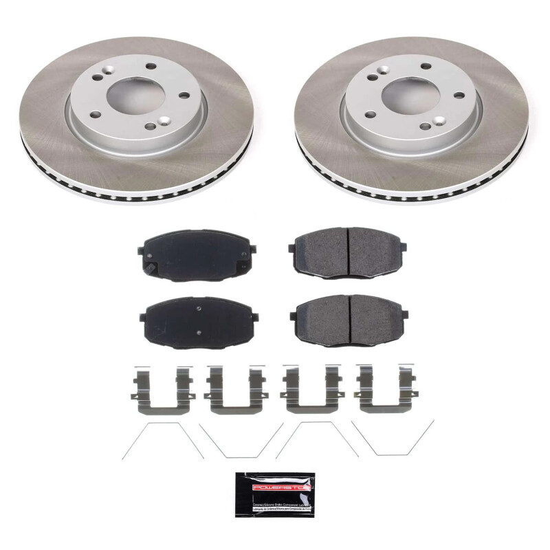Ford Mustang Brake Kit - Front + Rear - PowerStop - Track Day Brake Kit - 2001 Ford Mustang Brake Kit - Front + Rear - PowerStop - Track Day Brake Kit - 2001